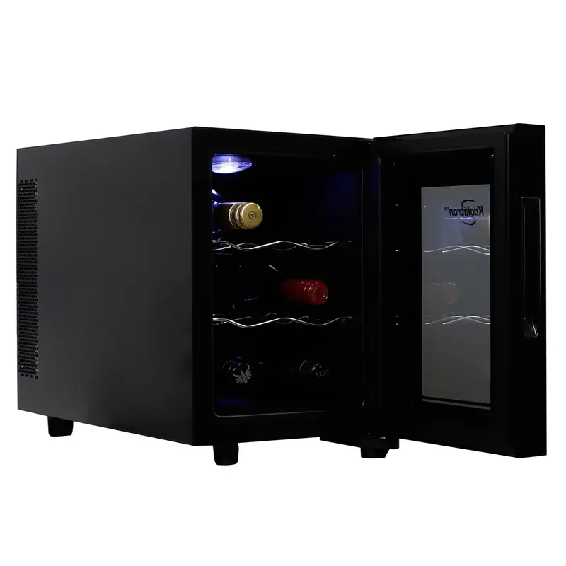 Koolatron 6-Bottle Thermoelectric Wine Cooler – Compact 0.65 Cu Ft Freestanding Wine Fridge For Reds, Whites, And Sparkling Varietals In Small Living Spaces 1