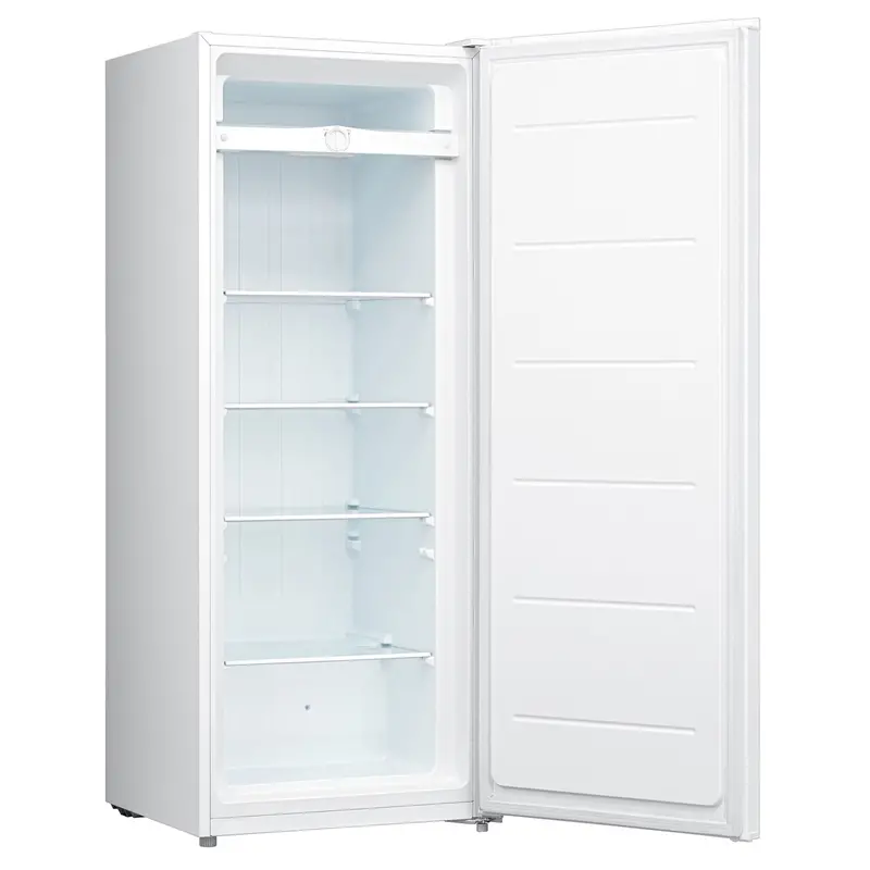Koolatron Garage-Safe Upright Freezer – 7.0 Cu Ft, Low-Frost Design, Flat Back, Reversible Door & Pizza Compartment 1