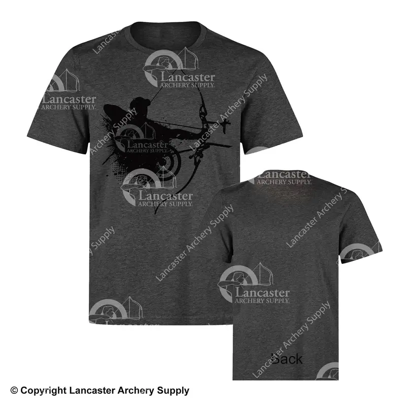 Lancaster Archery Graffiti-Style Recurve Bow T-Shirt 1
