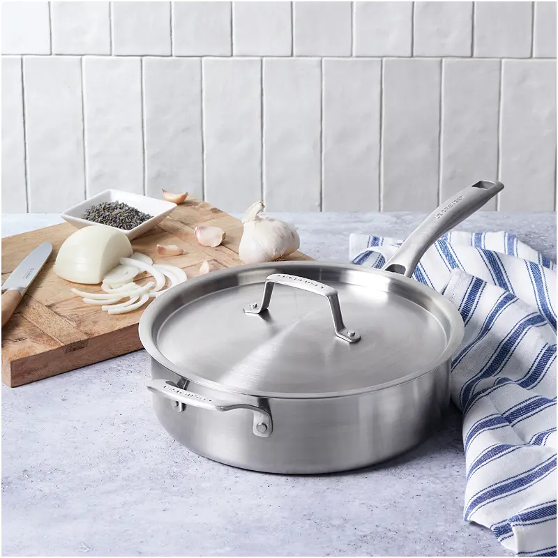 Le Creuset Essentials Stainless Steel 10-Piece Cookware Set 1