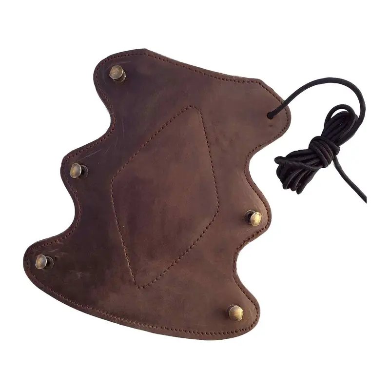 Legacy Leather 3-Post Traditional Armguard For Recurve Archery 1