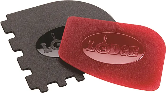 Lodge Dual-Purpose Pan And Grill Scraper Set (2-Pack) 1