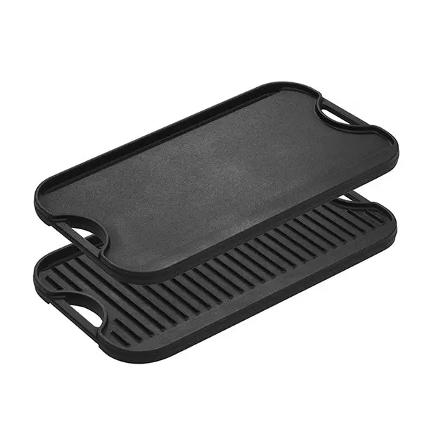 Lodge Logic Pro Grid Cast Iron Griddle Pan 1
