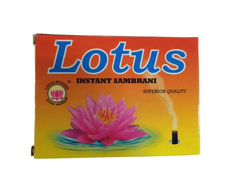 Lotus Instant Sambrani Incense Cones – Fragrant Aromatic Blend 1