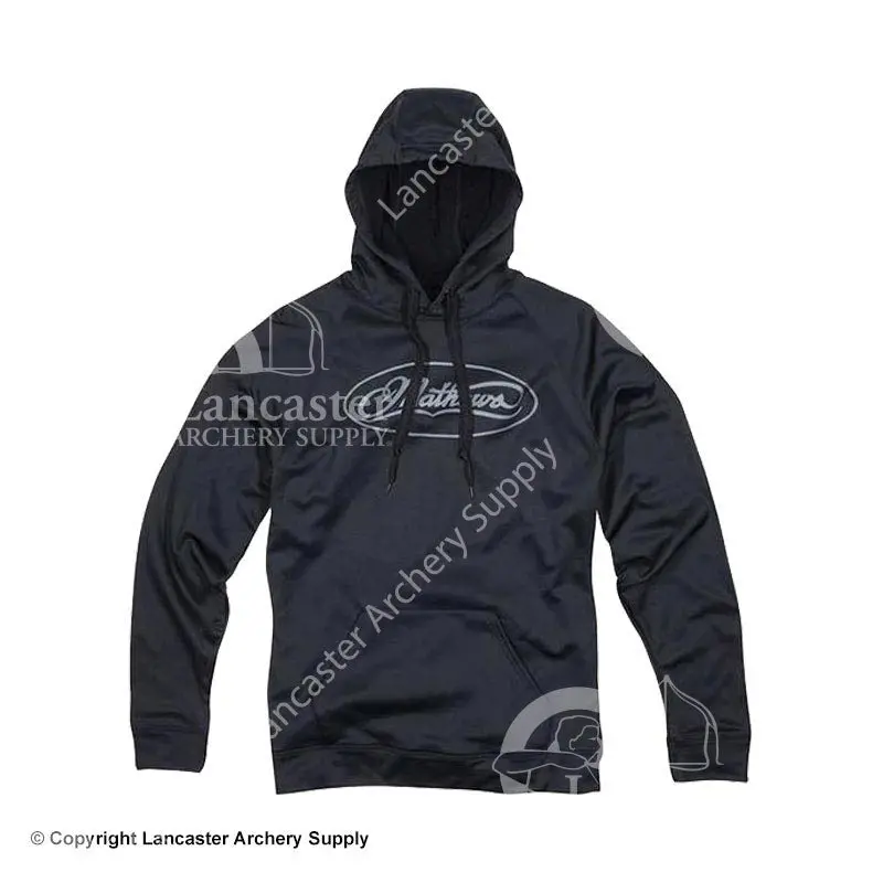 Mathews Black Performance Hoodie – Breathable & Lightweight 1