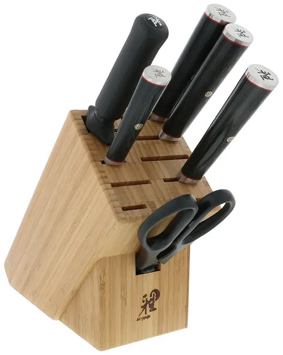 Miyabi Kaizen 7-Piece Premium Knife Block Set Featuring Hand-Honed Blades 1