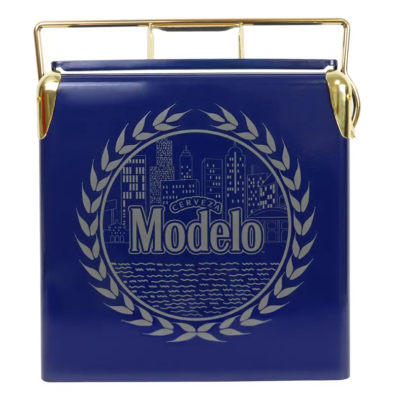 Modelo 13L (14 Qt) Retro-Style Portable Ice Chest – 18-Can Vintage Cooler With Bottle Opener For Picnics, Beach Trips & Rv Adventures 1