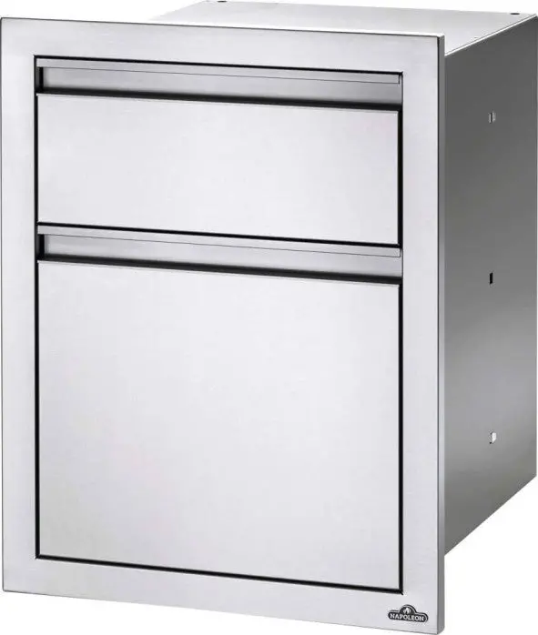Napoleon Dual-Compartment Waste & Paper Towel Drawer Unit 1