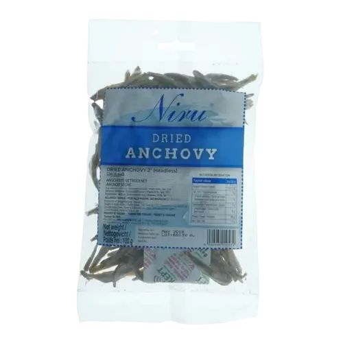 Niru Head-On Dried Anchovies – 100 G 1