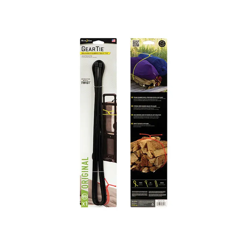 Nite Ize Gear Tie Reusable Twist Tie – 64 Inch 1
