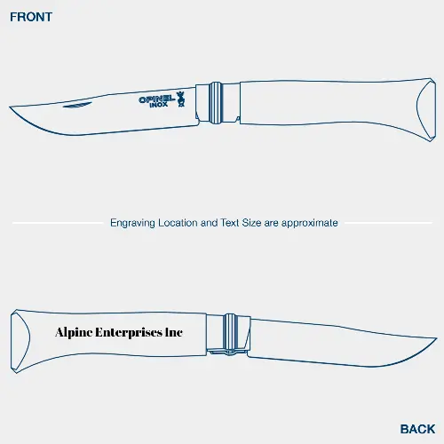 No.08 High-Grade Stainless Steel Folding Knife 1