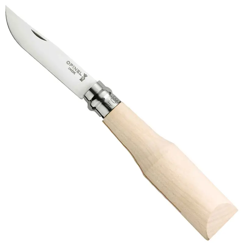 No.08 Raw Maple Wood Handle Folding Knife – Light & Distinctive Texture 1