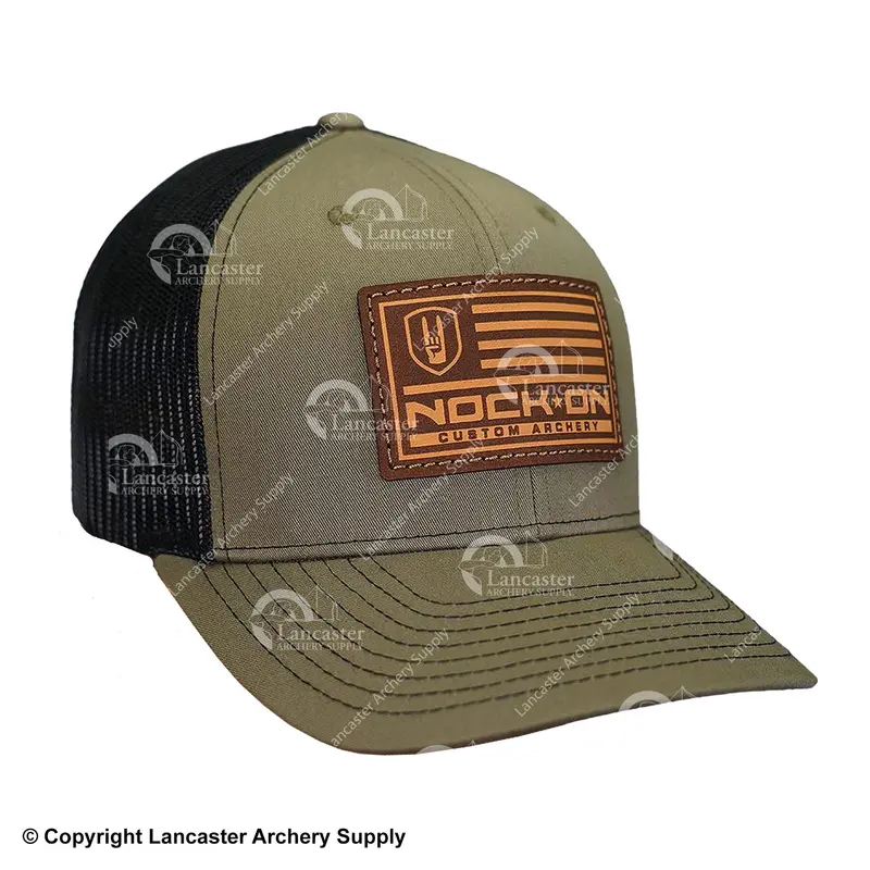 Nock On Full-Grain Leather Adjustable Hat 1