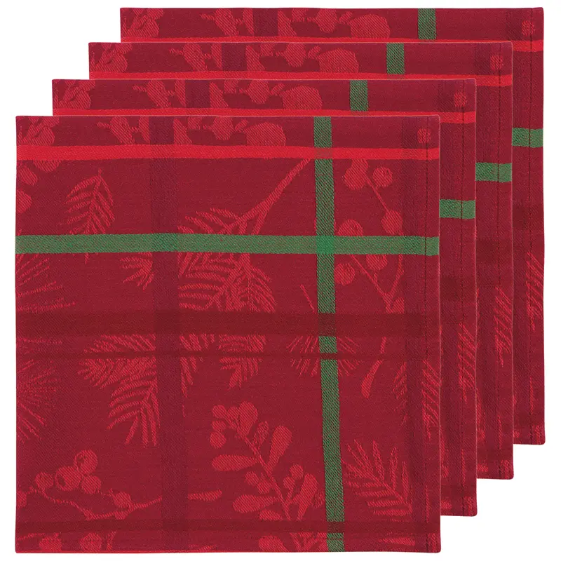 Now Designs Winterberry Jacquard Napkin Set (4-Pack) 1