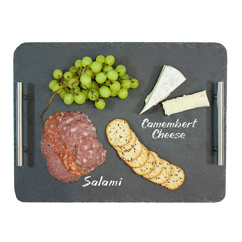 Oenophilia Natural Slate Cheese Serving Board 1