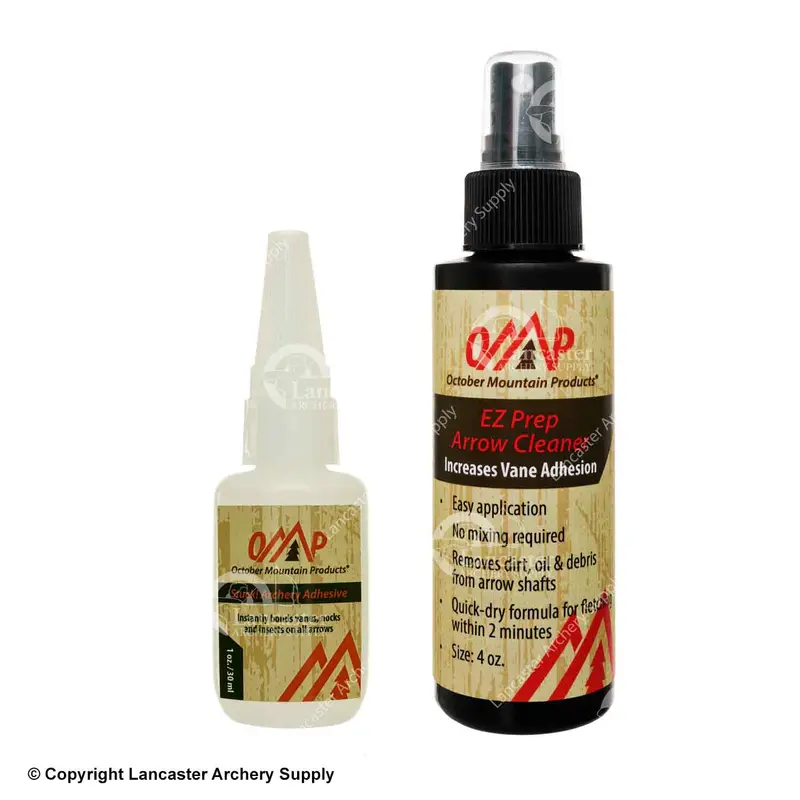 Omp Ez Prep Arrow Fletching Kit – All-In-One Adhesive & Feather Application Set 1