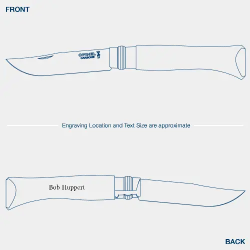 Opinel No. 08 Carbon Steel Everyday Folding Blade 1