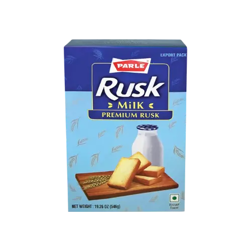 Parle Milk Rusk – 546G Crisp, Sweetened Breakfast Biscuit 1