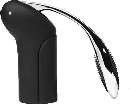 Rabbit Vertical Velvet Black Corkscrew – Sleek Manual Wine Opener 1