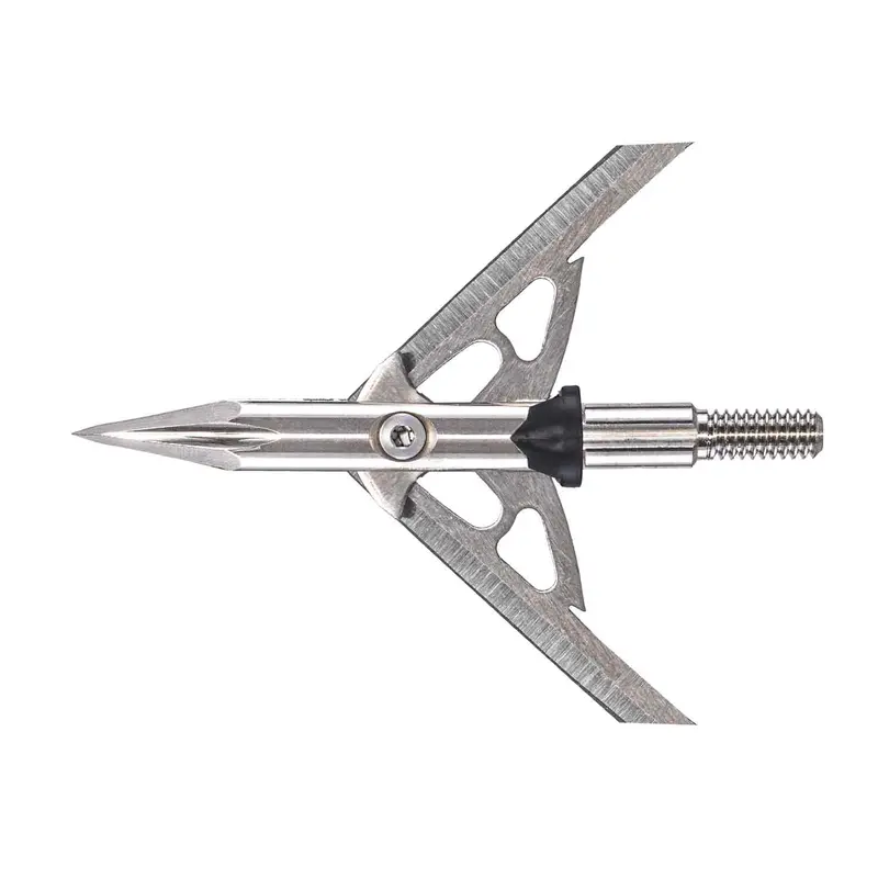 Rage Black Series Trypan Expandable Broadheads – Mechanical Hunting Tips 1
