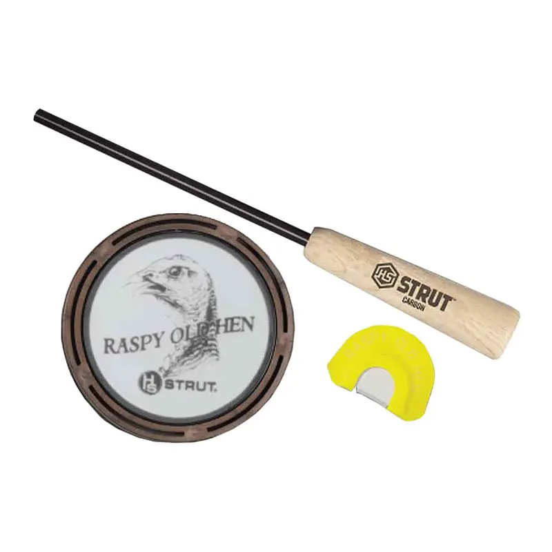 Raspy Old Hen Combo Kit – Hunter Specialties Turkey Calling Set 1