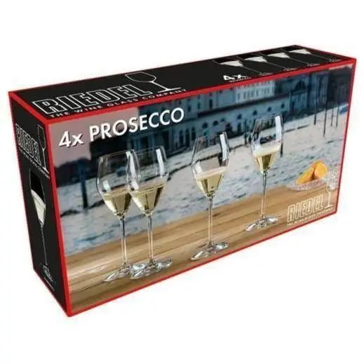 Riedel 4X Prosecco Champagne Glasses (Set Of 4) 1