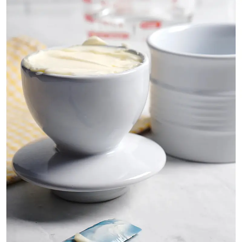 Rsvp Stoneware Butter Keeper – Airtight Butter Storage Pot 1