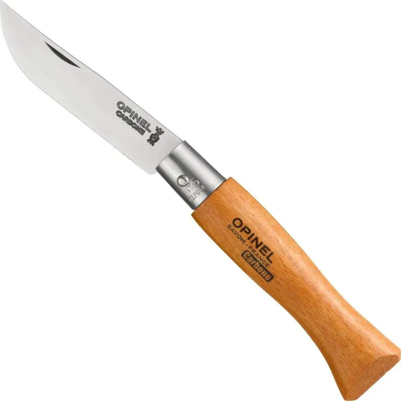 Slim-Profile Carbon Steel Folding Utility Knife 1