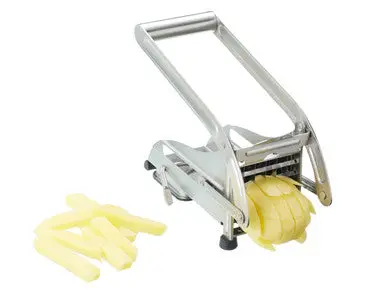 Stainless Steel Potato Slicer With Dual Blades, 26 X 12 Cm 1