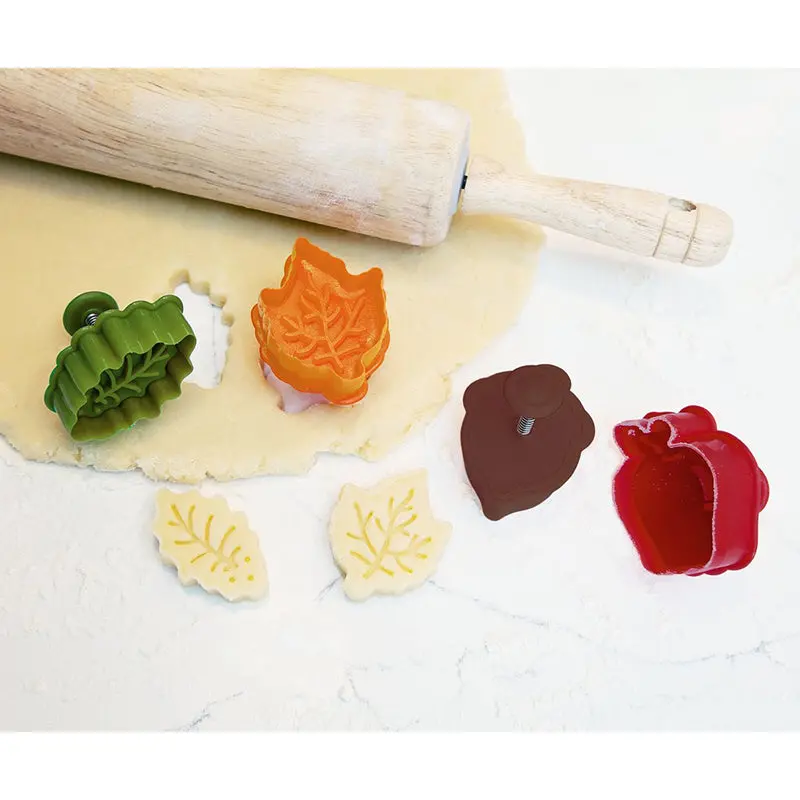 Talisman Designs Pie Crust Cutter Set – 4-Piece Baking Tool 1