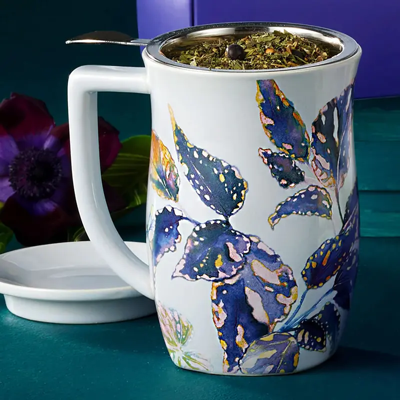 Tea Forte Fiore Ceramic Steeping Cup With Infuser 1