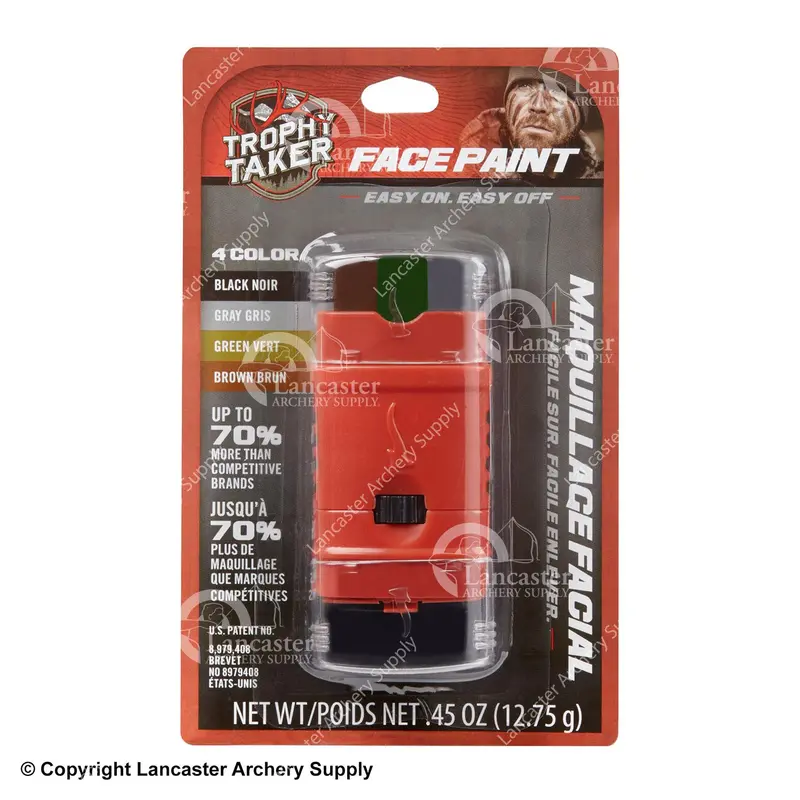 Trophy Taker 4-Color Camo Face Paint Set For Tactical Blending 1