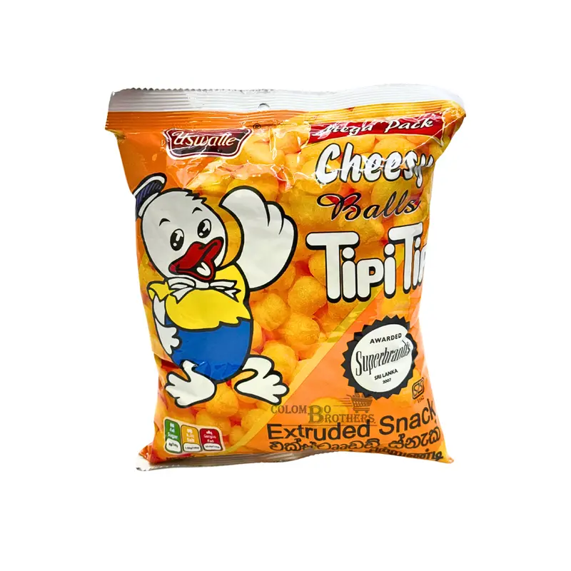 Uswatte Tipi Tip Cheese Snacks – Savory Spiced Bites, 50G Pack 1