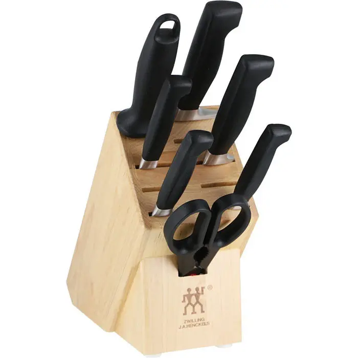 Zwilling J.A. Henckels Four Star 8-Piece Knife Block Set With Storage 1